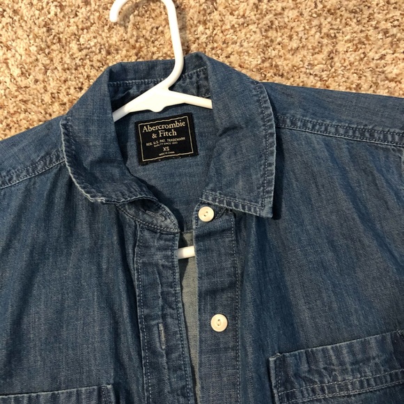 Abercrombie&fitch denim long sleeve shirt - Picture 2 of 4